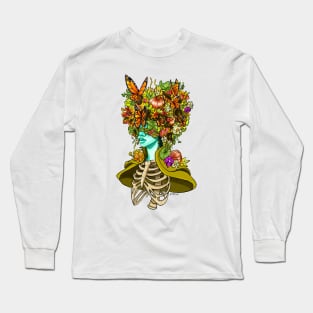 Autumn's Enigmatic Muse Long Sleeve T-Shirt